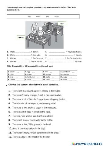Hp unit 6 FOOD AND DRINKS