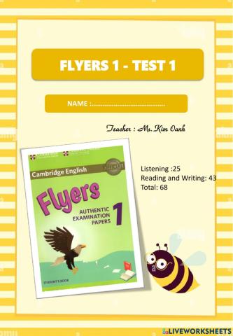 Flyers 1 Test 1