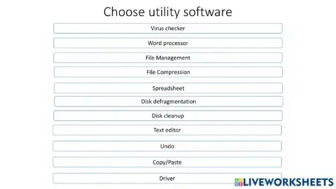 Utility software
