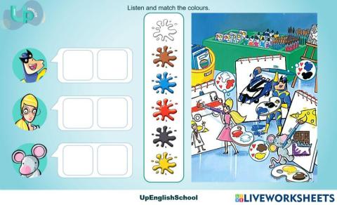 Kid's Box Starter Unit 3 Colours 2