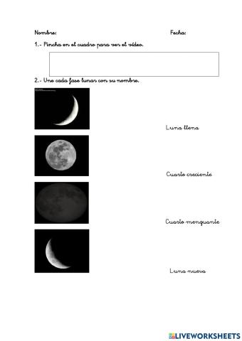 Las fases de la Luna