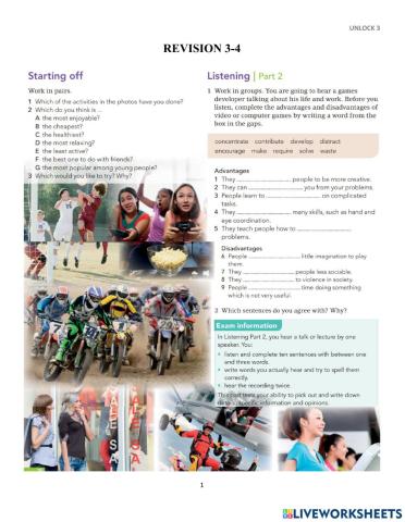 Unlock 3-LS-W10-Lesson 10