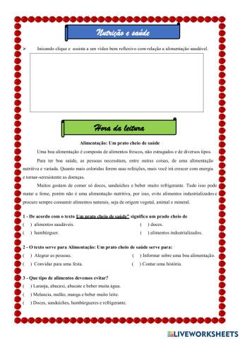 Alimentação e saúde