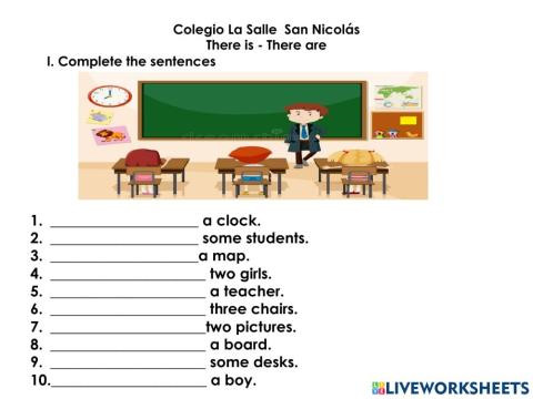 There is - There are