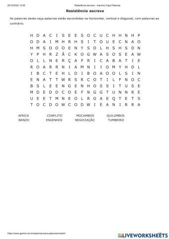 Resistência escrava no Brasil