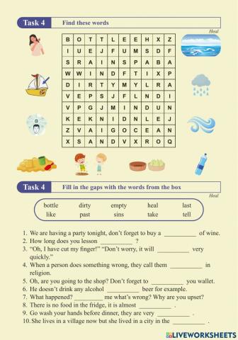 Heal, Tom Odell, Vocabulary