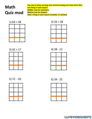 Math quiz 2 mod