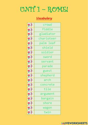 Unit 1 - Spelling vocabulary