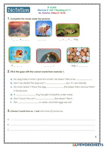 Discover 2 unit 1 reading