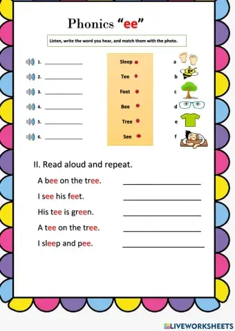 Phonics ee