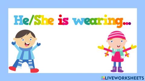 Listen and repeat: Winter Wear Part 2