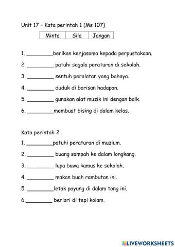 Thn 2 Unit 17 Ms 107