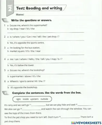 Quick minds 4-Unit 2-Reading and Writing