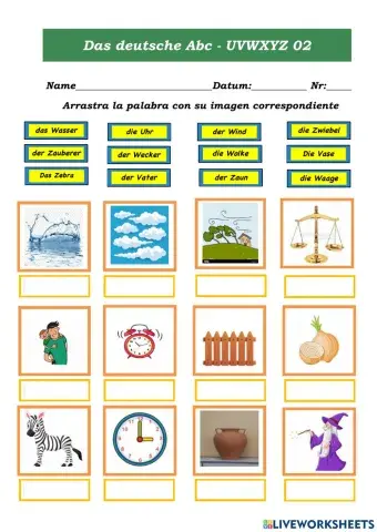 Das deutsche Abc. UVWXYZ 02