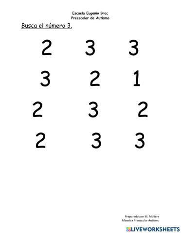 Número 3