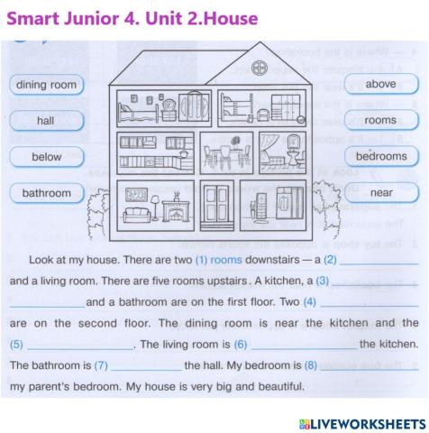 Smart Junior 4. Unit 2. House