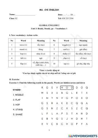 Foreign-S2-W11-U3-Vocabulary1