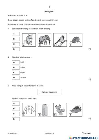 Cambridge Malay 2018