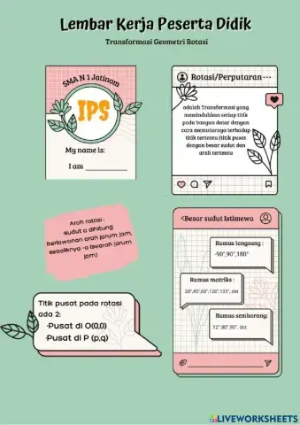 Transformasi geometri rotasi