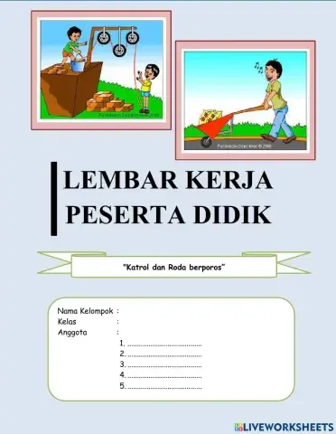 LKPD Katrol dan Roda Berporos