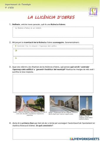La llicència d'obres