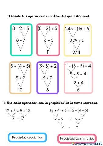Propiedades de la suma