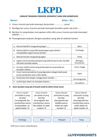 LKPD-Unsur Transisi