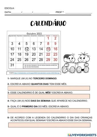 Calendário