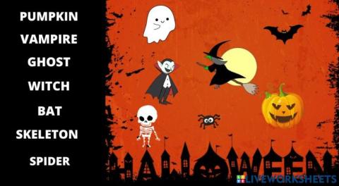 Drag and drop halloween