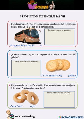 Magtemáticas 5º. Resolución de problemas VII.