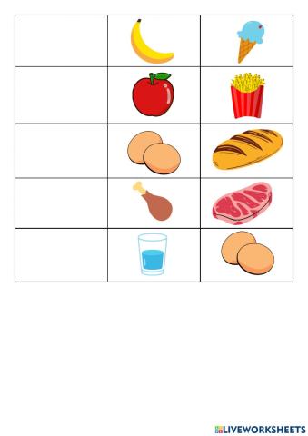 Listening Food Vocabulary