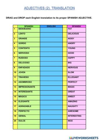 2-adjectives. drag & drop (2)
