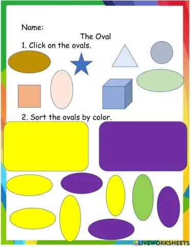2D shapes: The Oval