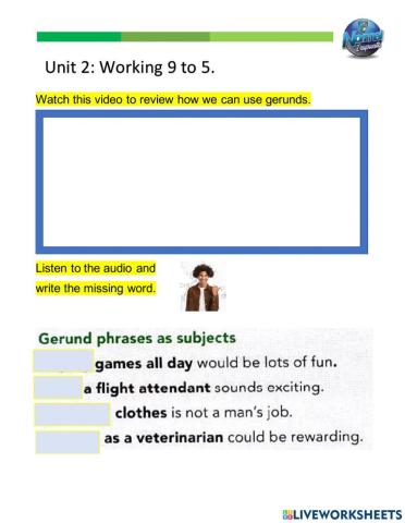 Gerunds as subjects and objects