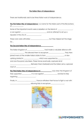 The Italian Wars of Independence