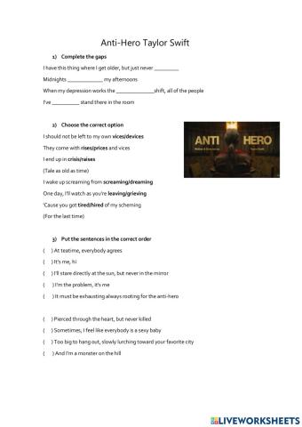 Anti-Hero Taylor Swift