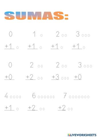 Empezar a sumar faciles