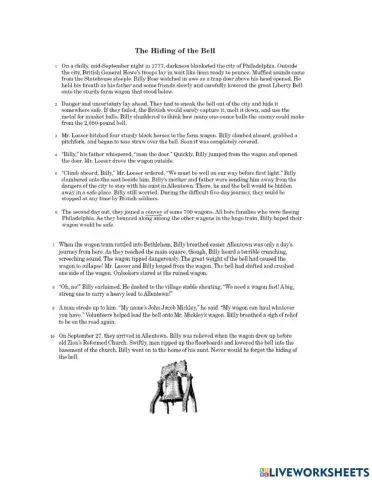 Historical fiction practice 3