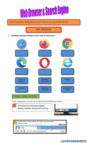 Web browser dan search engine