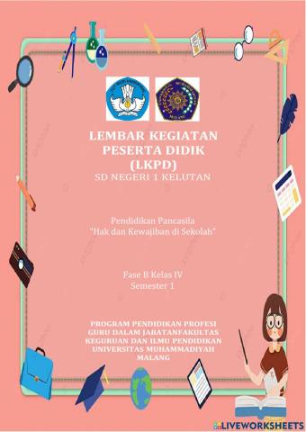 LKPD Hak dan Kewajiban di Sekolah
