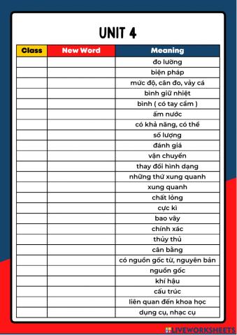 Zvi - cgr - u4 - vocab test