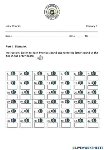 Jolly Phonics P.1