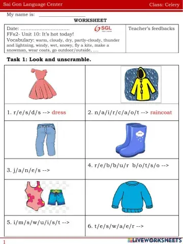 What are you wearing?