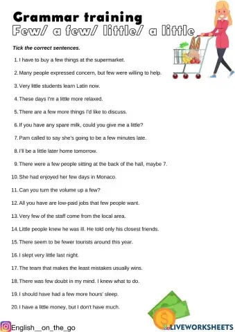 A few few little a little