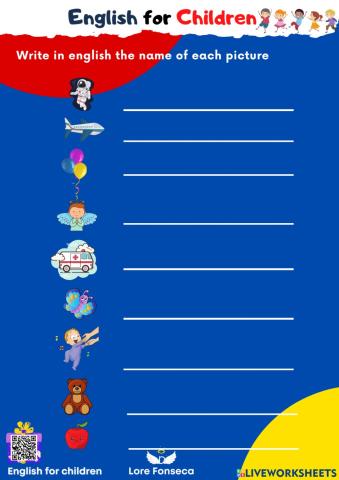 Writing words letters a  and b  efc lore fonseca