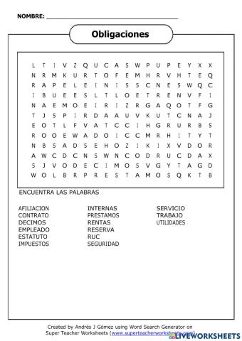 Obligaciones
