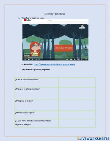 Escuchar y reflexionar