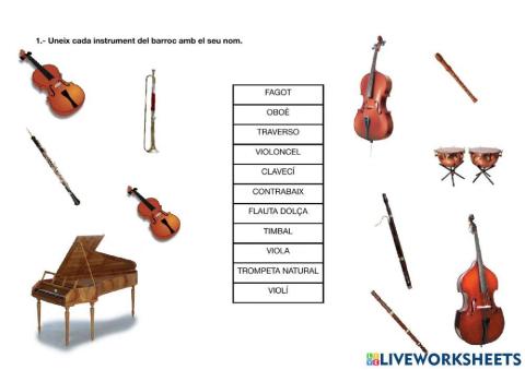 Instruments del barroc
