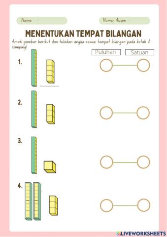 Menentukan Tempat Bilangan