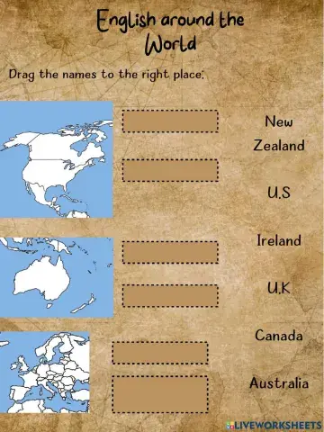 English Around the world